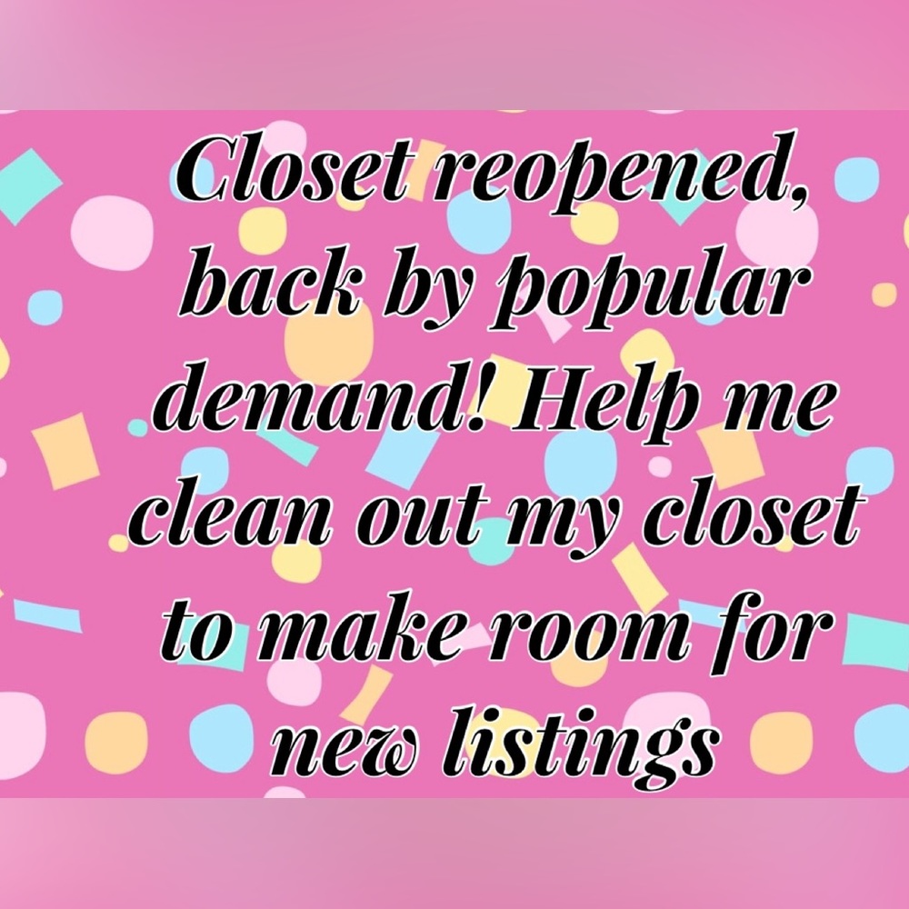 Closet reopened by popular demand